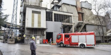 Противпожарна вежба во УСЈЕ – заедничка активност со Центарот за управување со кризи и другите надлежни институции