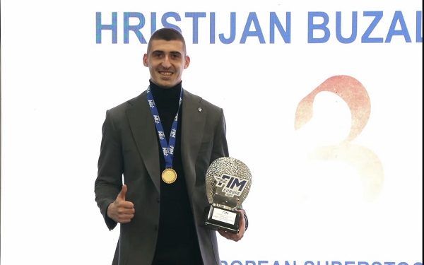 Христијан Бузалковски со нов европски медал во брзинскиот моторциклизам, избран е и за спортист на годината во општина Кисела Вода